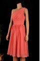 A-Line One-Shoulder Short Chiffon Bridesmaid Dresses/Wedding Party Dresses BD010685