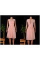 A-Line Short Pink Chiffon Bridesmaid Dresses/Wedding Party Dresses BD010686