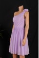 A-Line One-Shoulder Short Purple Chiffon Bridesmaid Dresses/Wedding Party Dresses BD010689 A-Line One-Shoulder Short Purple Chiffon Bridesmaid Dresses/Wedding Party Dresses BD010689