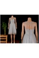 A-Line Short Grey Tulle Bridesmaid Dresses/Wedding Party Dresses BD010692