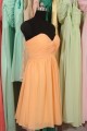 A-Line Sweetheart Short Yellow Chiffon Bridesmaid Dresses/Wedding Party Dresses BD010705