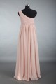 Empire One-Shoulder Long Chiffon Bridesmaid Dresses/Wedding Party Dresses/Maternity Dresses BD010711