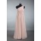 Empire One-Shoulder Long Chiffon Bridesmaid Dresses/Wedding Party Dresses/Maternity Dresses BD010711
