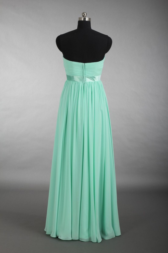 A-Line Sweetheart Long Green Chiffon Bridesmaid Dresses/Wedding Party Dresses BD010717 A-Line Sweetheart Long Green Chiffon Bridesmaid Dresses/Wedding Party Dresses BD010717