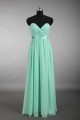 A-Line Sweetheart Long Green Chiffon Bridesmaid Dresses/Wedding Party Dresses BD010717