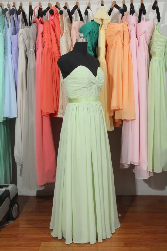A-Line Sweetheart Long Chiffon Bridesmaid Dresses/Wedding Party Dresses BD010718 A-Line Sweetheart Long Chiffon Bridesmaid Dresses/Wedding Party Dresses BD010718