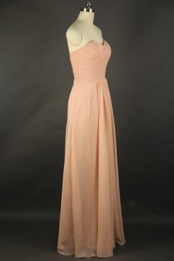 A-Line Sweetheart Long Chiffon Bridesmaid Dresses/Wedding Party Dresses BD010719
