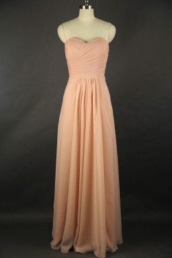 A-Line Sweetheart Long Chiffon Bridesmaid Dresses/Wedding Party Dresses BD010719