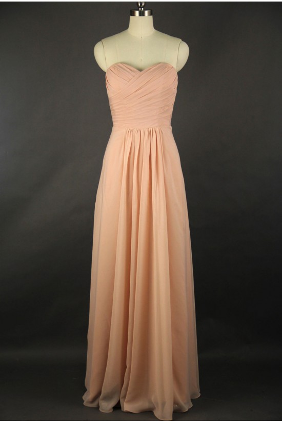A-Line Sweetheart Long Chiffon Bridesmaid Dresses/Wedding Party Dresses BD010719 A-Line Sweetheart Long Chiffon Bridesmaid Dresses/Wedding Party Dresses BD010719