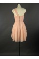 A-Line One-Shoulder Short Chiffon Bridesmaid Dresses/Wedding Party Dresses BD010727