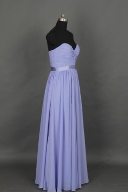 A-Line Sweetheart Long Chiffon Bridesmaid Dresses/Wedding Party Dresses BD010729