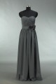 A-Line Sweetheart Long Grey Chiffon Bridesmaid Dresses/Wedding Party Dresses BD010731