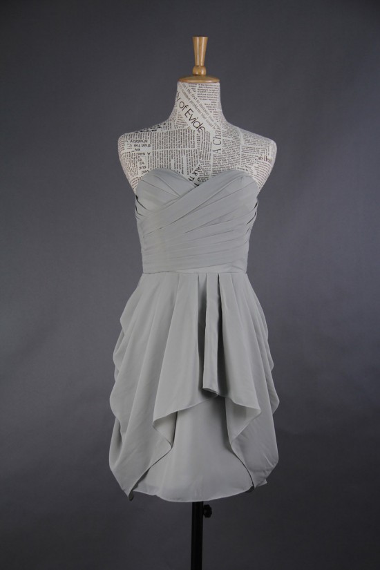A-Line Sweetheart Short Chiffon Bridesmaid Dresses/Wedding Party Dresses BD010732