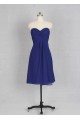 Empire Sweetheart Short Royal Blue Chiffon Bridesmaid Dresses/Wedding Party Dresses BD010733 Empire Sweetheart Short Royal Blue Chiffon Bridesmaid Dresses/Wedding Party Dresses BD010733