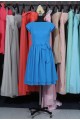 A-Line Bateau Short Sleeve Chiffon Bridesmaid Dresses/Wedding Party Dresses BD010735 A-Line Bateau Short Sleeve Chiffon Bridesmaid Dresses/Wedding Party Dresses BD010735