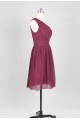 A-Line One-Shoulder Short Chiffon Bridesmaid Dresses/Wedding Party Dresses BD010738 A-Line One-Shoulder Short Chiffon Bridesmaid Dresses/Wedding Party Dresses BD010738