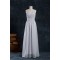 A-Line Spaghetti Strap Long Chiffon Bridesmaid Dresses/Wedding Party Dresses BD010743