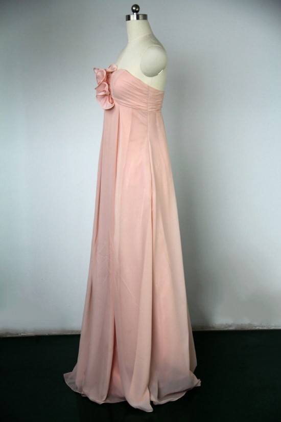 Empire Sweetheart Long Pink Chiffon Bridesmaid Dresses/Wedding Party Dresses BD010746 Empire Sweetheart Long Pink Chiffon Bridesmaid Dresses/Wedding Party Dresses BD010746