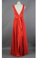 A-Line V-Neck Long Chiffon Bridesmaid Dresses/Wedding Party Dresses BD010754