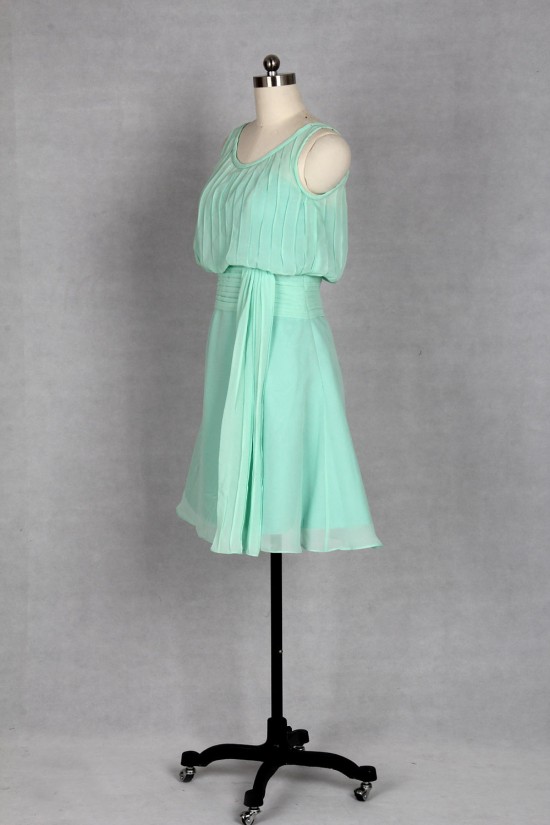 A-Line Short Chiffon Bridesmaid Dresses/Wedding Party Dresses BD010755