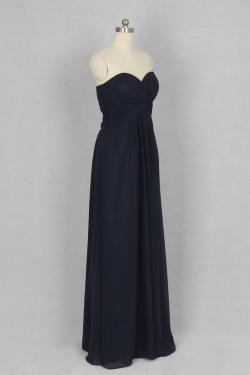 A-Line Sweetheart Long Chiffon Bridesmaid Dresses/Wedding Party Dresses BD010757