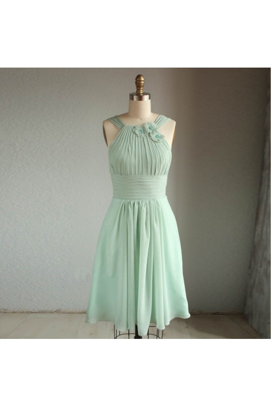 A-Line Short Chiffon Bridesmaid Dresses/Wedding Party Dresses BD010760