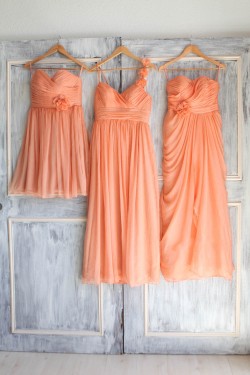 Sheath/Column Sweetheart Long Chiffon Bridesmaid Dresses/Wedding Party Dresses BD010764