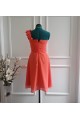 A-Line One-Shoulder Short Chiffon Bridesmaid Dresses/Wedding Party Dresses BD010768 A-Line One-Shoulder Short Chiffon Bridesmaid Dresses/Wedding Party Dresses BD010768