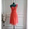 A-Line One-Shoulder Short Chiffon Bridesmaid Dresses/Wedding Party Dresses BD010768