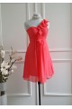 A-Line One-Shoulder Short Chiffon Bridesmaid Dresses/Wedding Party Dresses BD010769 A-Line One-Shoulder Short Chiffon Bridesmaid Dresses/Wedding Party Dresses BD010769