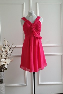 A-Line Short Chiffon Bridesmaid Dresses/Wedding Party Dresses BD010770