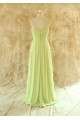 A-Line Spaghetti Strap Long Chiffon Bridesmaid Dresses/Wedding Party Dresses BD010775