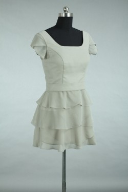 A-Line Short Chiffon Bridesmaid Dresses/Wedding Party Dresses BD010781