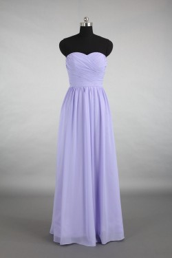 A-Line Sweetheart Long Chiffon Bridesmaid Dresses/Wedding Party Dresses BD010784