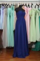 A-Line Sweetheart Long Blue Chiffon Bridesmaid Dresses/Wedding Party Dresses BD010785