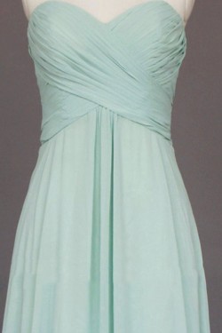 A-Line Sweetheart Long Chiffon Bridesmaid Dresses/Evening Dresses BD010794