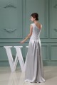 A-Line Beading One-Shoulder Sleeveless Lace Silk like Satin and Lace Best Long Bridesmaid Dresses 02010004 A-Line Beading One-Shoulder Sleeveless Lace Silk like Satin and Lace Best Long Bridesmaid Dresses 02010004