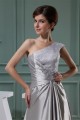 A-Line Beading One-Shoulder Sleeveless Lace Silk like Satin and Lace Best Long Bridesmaid Dresses 02010004 A-Line Beading One-Shoulder Sleeveless Lace Silk like Satin and Lace Best Long Bridesmaid Dresses 02010004