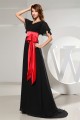 Brush Sweep Train Ruffles Chiffon Silk like Satin Long Black Best Bridesmaid Dresses 02010009 Brush Sweep Train Ruffles Chiffon Silk like Satin Long Black Best Bridesmaid Dresses 02010009