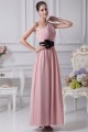 Chiffon Silk like Satin One-Shoulder Sheath/Column Long Bridesmaid Dresses 02010017