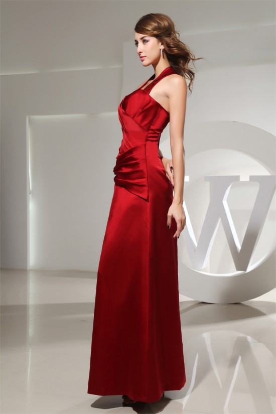 Criss Cross Floor-Length A-Line Halter Sleeveless Long Red Best Bridesmaid Dresses 02010020 Criss Cross Floor-Length A-Line Halter Sleeveless Long Red Best Bridesmaid Dresses 02010020