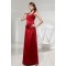 Criss Cross Floor-Length A-Line Halter Sleeveless Long Red Best Bridesmaid Dresses 02010020