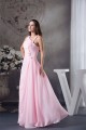 Sheath/Column Long Pink Chiffon Beaded Bridesmaid Dresses 02010021 Sheath/Column Long Pink Chiffon Beaded Bridesmaid Dresses 02010021