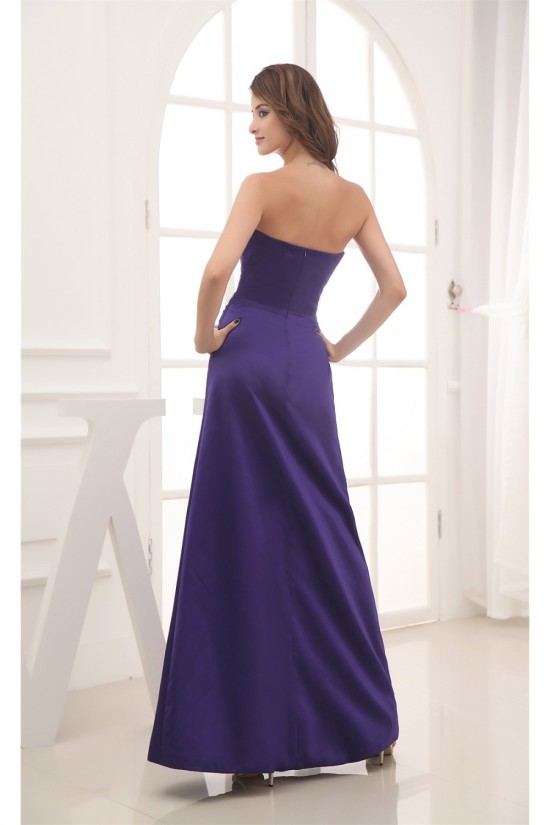 Elegant Handmade Flowers Satin A-Line Sweetheart Bridesmaid Dresses 02010025 Elegant Handmade Flowers Satin A-Line Sweetheart Bridesmaid Dresses 02010025