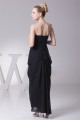 Fantastic Sheath/Column Sleeveless Strapless Draped Long Black Bridesmaid Dresses 02010028 Fantastic Sheath/Column Sleeveless Strapless Draped Long Black Bridesmaid Dresses 02010028