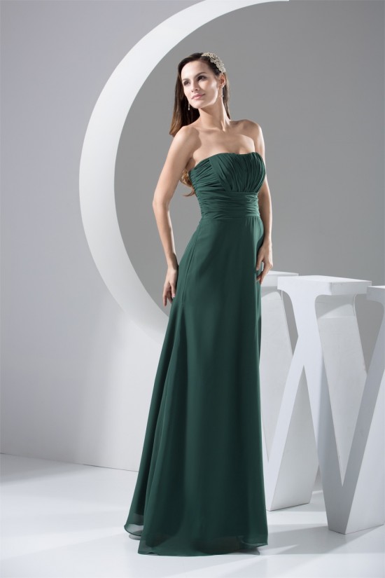 A-Line Floor-Length Chiffon Ruched Sleeveless Long Bridesmaid Dresses 02010031 A-Line Floor-Length Chiffon Ruched Sleeveless Long Bridesmaid Dresses 02010031