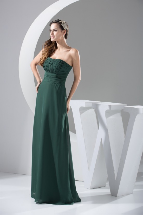 A-Line Floor-Length Chiffon Ruched Sleeveless Long Bridesmaid Dresses 02010031 A-Line Floor-Length Chiffon Ruched Sleeveless Long Bridesmaid Dresses 02010031