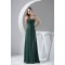 A-Line Floor-Length Chiffon Ruched Sleeveless Long Bridesmaid Dresses 02010031