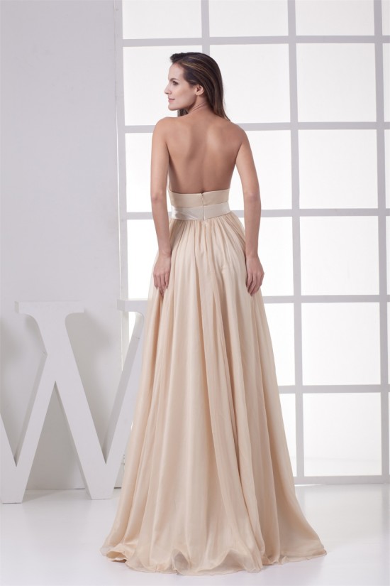 Floor-Length Chiffon Silk like Satin A-Line Long Bridesmaid Dresses 02010032 Floor-Length Chiffon Silk like Satin A-Line Long Bridesmaid Dresses 02010032