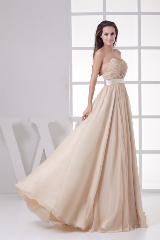 Floor-Length Chiffon Silk like Satin A-Line Long Bridesmaid Dresses 02010032 Floor-Length Chiffon Silk like Satin A-Line Long Bridesmaid Dresses 02010032